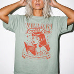 Bay Comfort Colors 1717 relaxed fit tee with Villain Lovers Club retro dark romance graphic