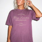 High Lords & Wing Leaders Tee in Berry – vintage-style Comfort Colors romantasy graphic tee for fantasy readers