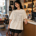 Ivory Comfort Colors 1717 relaxed fit tee with Slow Burn Society Public Library card dark romance bookish graphic
