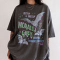 Pepper Comfort Colors 1717 relaxed fit tee with Morally Grey Vampire Romance Society retro dark romance graphic