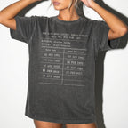 Pepper Comfort Colors 1717 relaxed fit tee with Slow Burn Society Public Library card dark romance bookish graphic
